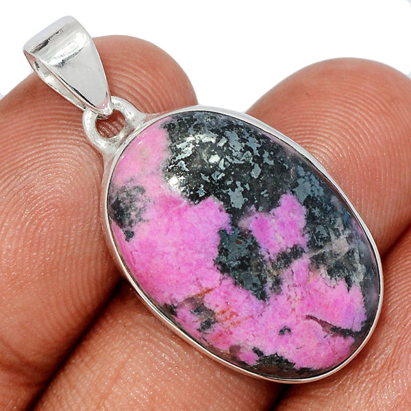 Cobalt Calcite Pendant