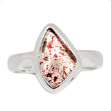 Lepidocrocite in Quartz Ring Size 6.5