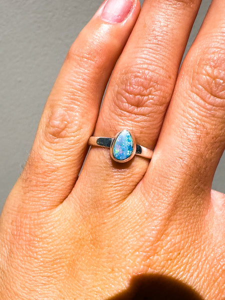 Australian Opal size 5.5 ring