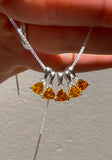 Spessartine Garnet (mandarin) Faceted pendant