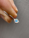 Ethiopian Opal- Libra Birthstone Pendant Sterling Silver