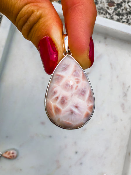Natrolite Pendant Large