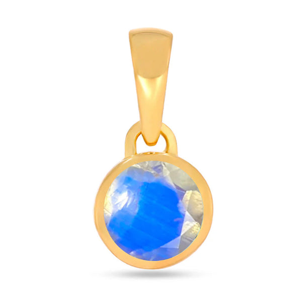 Moonstone Pendant 5mm Gold Vermeil