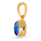 Labradorite Pendant 5mm Gold Vermeil