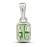 Green Kyanite Pendant 6x4mm