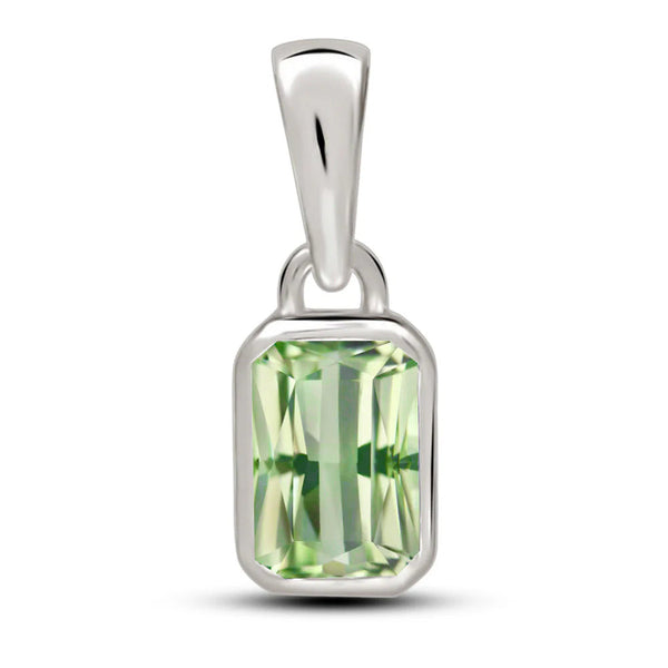 Green Kyanite Pendant 6x4mm