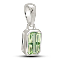 Green Kyanite Pendant 6x4mm