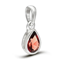 Garnet Pendant 7x5mm