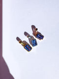 Tanzanite Faceted Pendant 6x4mm Gold vermeil