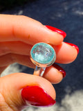 Aqua Kyanite Ring  size 8
