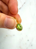 Peridot faceted gold vermeil Pendant