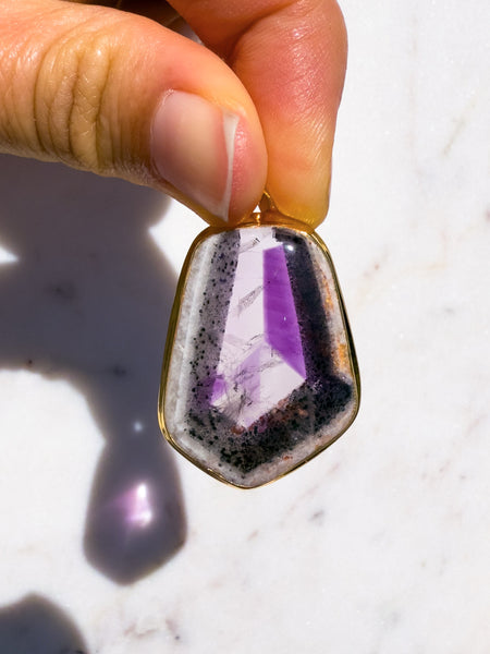 Auralite 23 Pendant gold plated