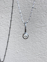 Herkimer Diamond- Aries Birthstone Pendant Sterling Silver