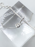 Herkimer Diamond- Aries Birthstone Pendant Sterling Silver
