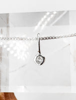 Herkimer Diamond- Aries Birthstone Pendant Sterling Silver