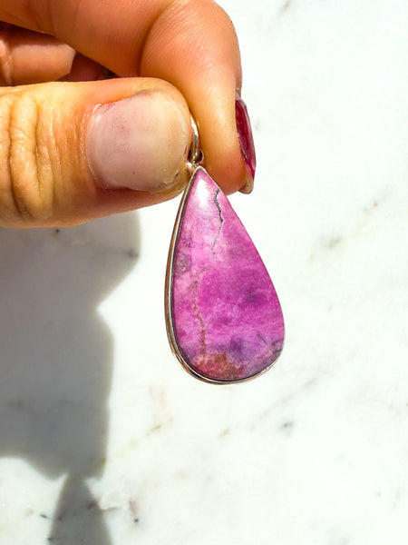 Cobalto Calcite Cabochon Pendant