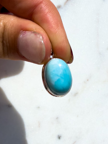 Larimar Pendant