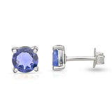 Iolite Stud 4mm