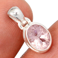 Morganite Faceted Pendant