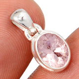 Morganite Faceted Pendant