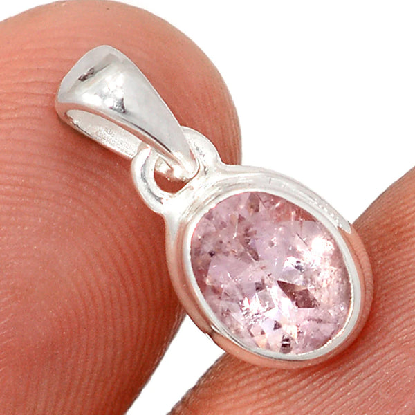 Morganite Faceted Pendant
