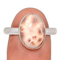 Natrolite Ring size 9.5