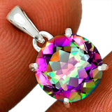 Mystic Topaz 9mm Pendant