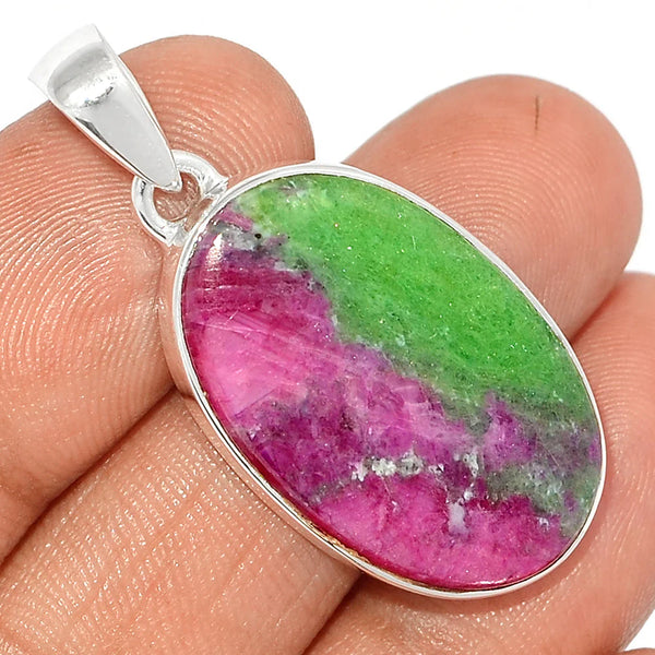 Ruby Zoisite (Anyolite) Pendant
