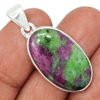 Ruby Zoisite (Anyolite) Pendant