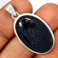 Iolite Sunstone Pendant