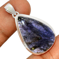 Iolite Sunstone Pendant