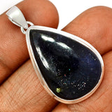 Iolite Sunstone Pendant