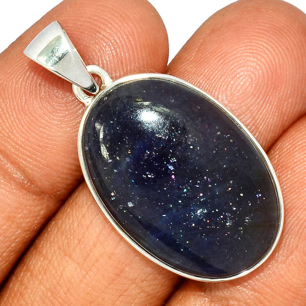 Iolite Sunstone Pendant