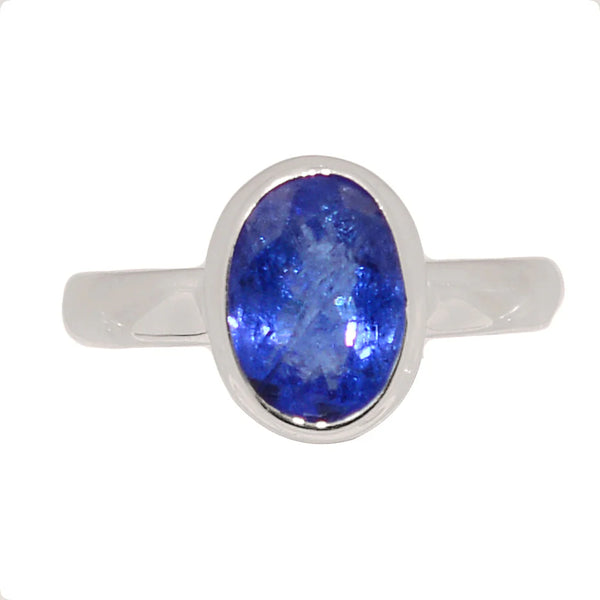 Tanzanite Faceted Ring Size 6.5