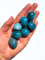 Blue Apatite Tumblestone