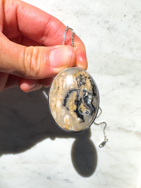 Dentric Agate Necklace