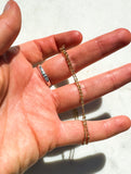 Choker gold 14 inch chain
